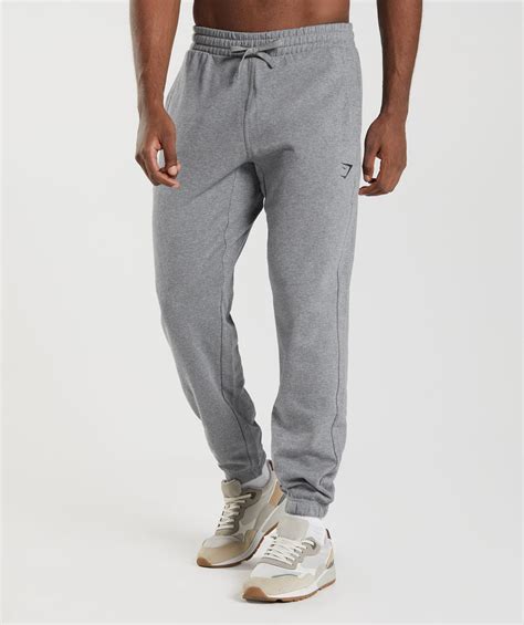 gymshark essential oversized joggers - charcoal grey marl|gymshark grey joggers.